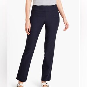 NIC+ZOE Wonderstretch Navy Straight Leg Pants
